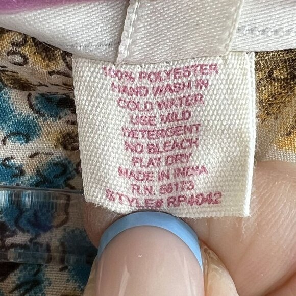 Anthropologie Boemo S Boho Paisley Tiered Maxi Dress Tie Waist Hippie Coachella - Picture 14 of 15